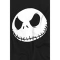 Black - Side - The Nightmare Before Christmas Childrens-Kids Jack Face T-Shirt