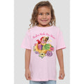 Pink - Lifestyle - Disney Princess Childrens-Kids Besties Shine Ariel Rapunzel Tiana T-Shirt
