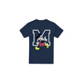 Navy - Front - Disney Mens Mickey Mouse Classic Walk T-Shirt