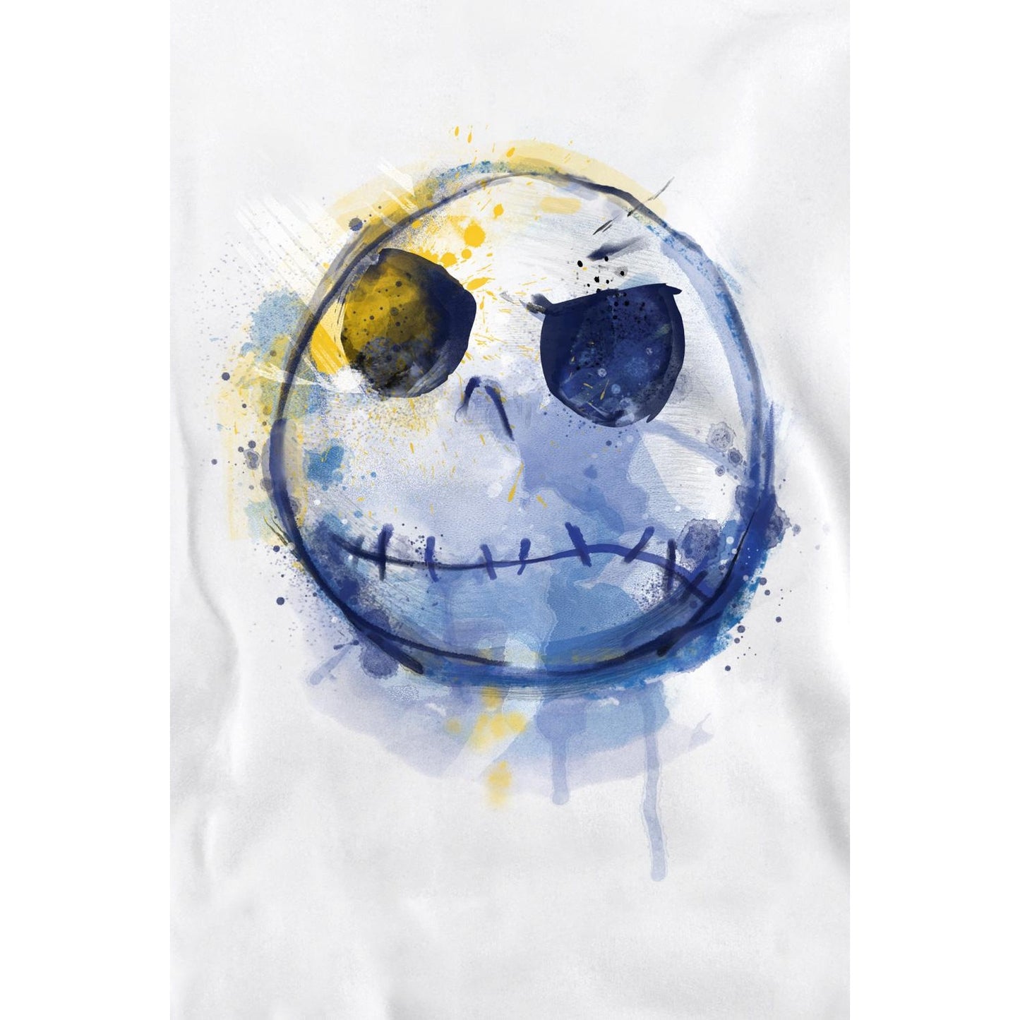 White - Lifestyle - The Nightmare Before Christmas Unisex Adult Jack Skellington Painted Sweatshirt