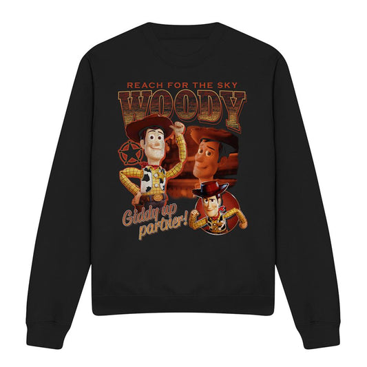 Black - Front - Toy Story Unisex Adult Sheriff Woody Homage Sweatshirt
