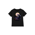 Black - Front - The Nightmare Before Christmas Childrens-Kids Poster T-Shirt