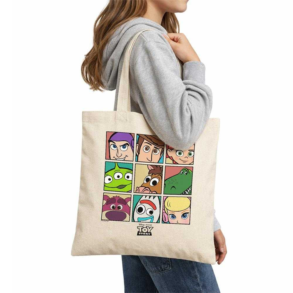 Natural - Lifestyle - Toy Story Character Grid Tote Bag