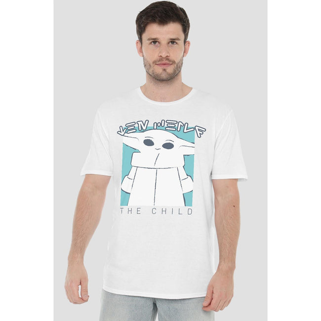White - Back - Star Wars Mens The Child T-Shirt