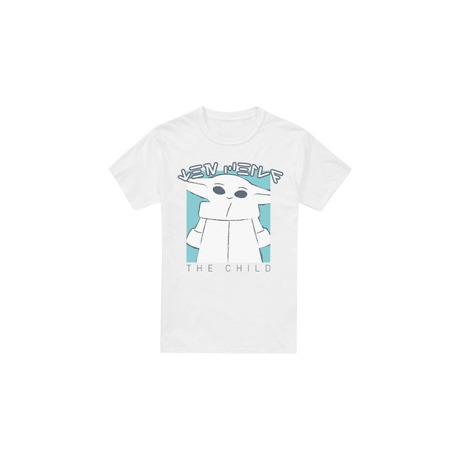 White - Front - Star Wars Mens The Child T-Shirt