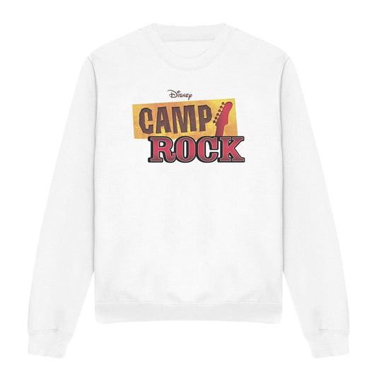 White - Front - Camp Rock Unisex Adult Classic Logo Sweatshirt
