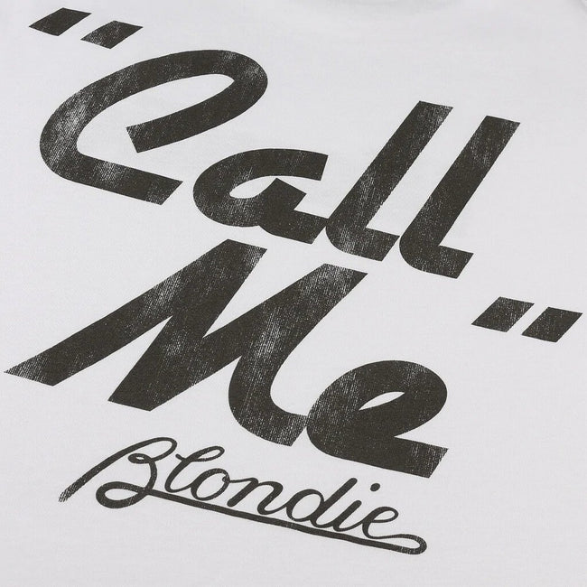 White - Lifestyle - Blondie Womens-Ladies Call Me T-Shirt