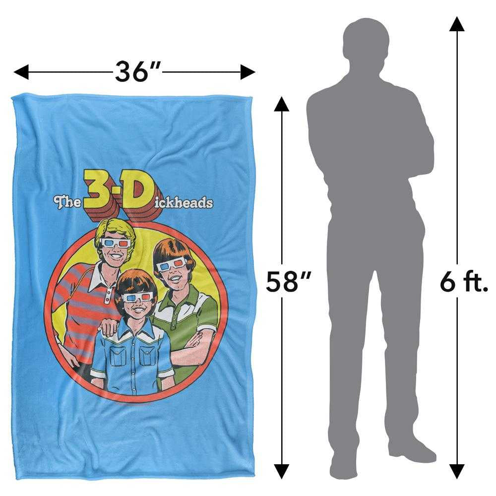 Multicoloured - Pack Shot - Steven Rhodes 3D Soft Touch Blanket