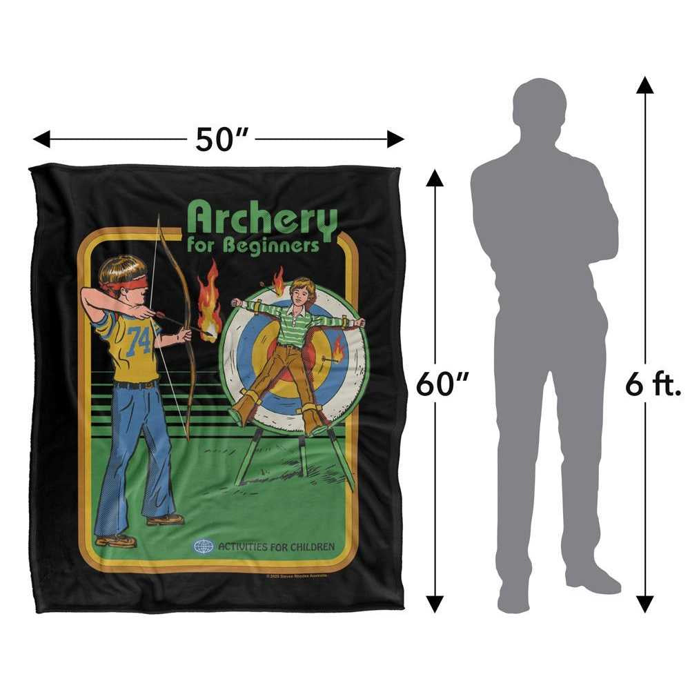 Multicoloured - Lifestyle - Steven Rhodes Archery For Beginners Soft Touch Blanket