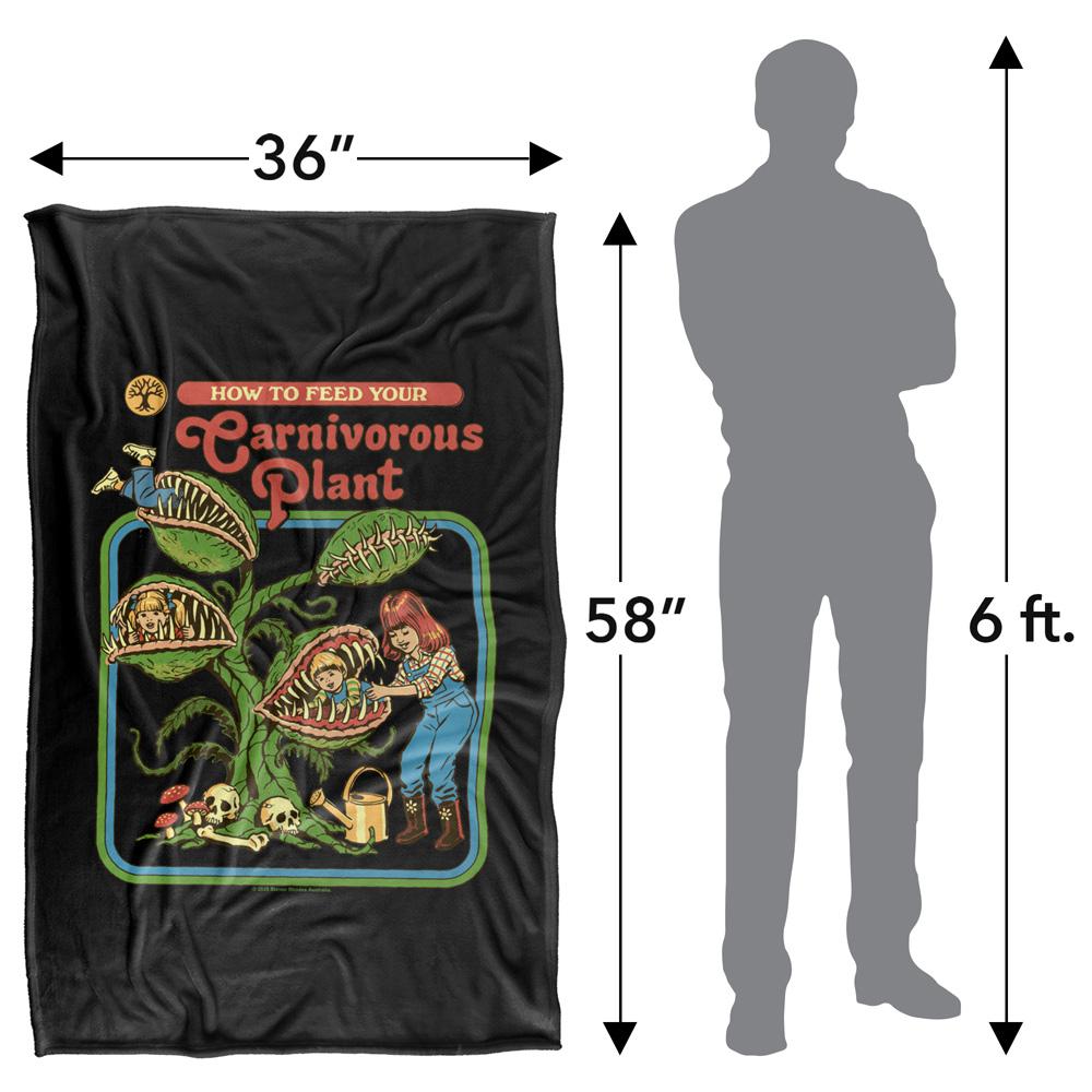 Multicoloured - Lifestyle - Steven Rhodes Carnivorous Plant Soft Touch Blanket