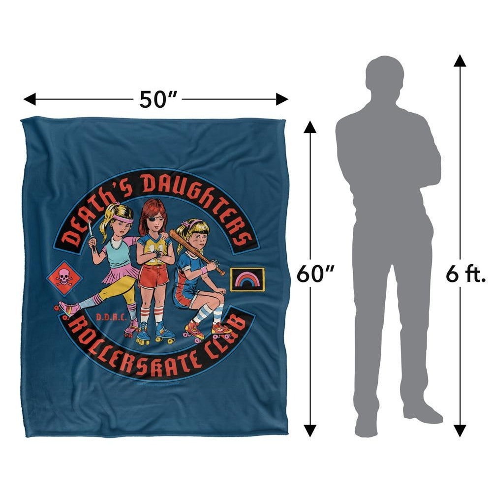 Multicoloured - Lifestyle - Steven Rhodes Death Daughters Rollerskate Club Soft Touch Blanket