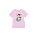 Pink - Front - Snow White And The Seven Dwarfs Childrens-Kids Fairest Of Them All T-Shirt