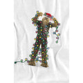 White - Side - Star Wars Mens Chewbacca Fairy Lights Christmas T-Shirt