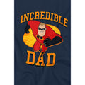 Navy - Side - The Incredibles Mens Incredible Dad T-Shirt