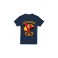 Navy - Front - The Incredibles Mens Incredible Dad T-Shirt