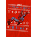 Red - Side - Spider-Man Childrens-Kids Christmas Sweater T-Shirt