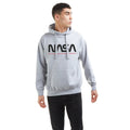 Sports Grey - Side - NASA Mens Insignia Hoodie
