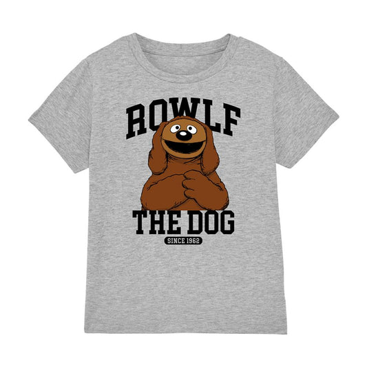 Sport Heather - Front - The Muppets Childrens-Kids Rowlf The Dog Collegic Ringspun Cotton T-Shirt