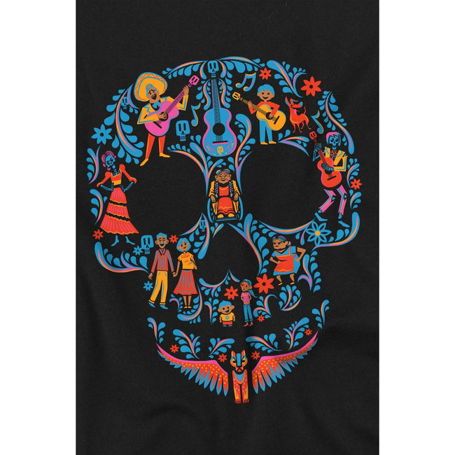Black - Lifestyle - Coco Mens Day Of The Dead Rivera Family Skull T-Shirt