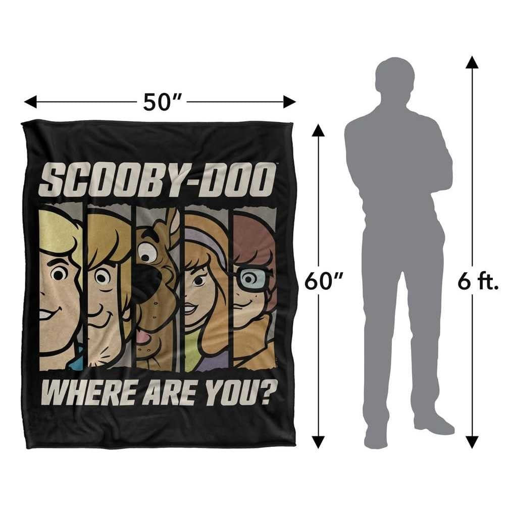 Multicoloured - Side - Scooby Doo Where Are You Fleece Blanket