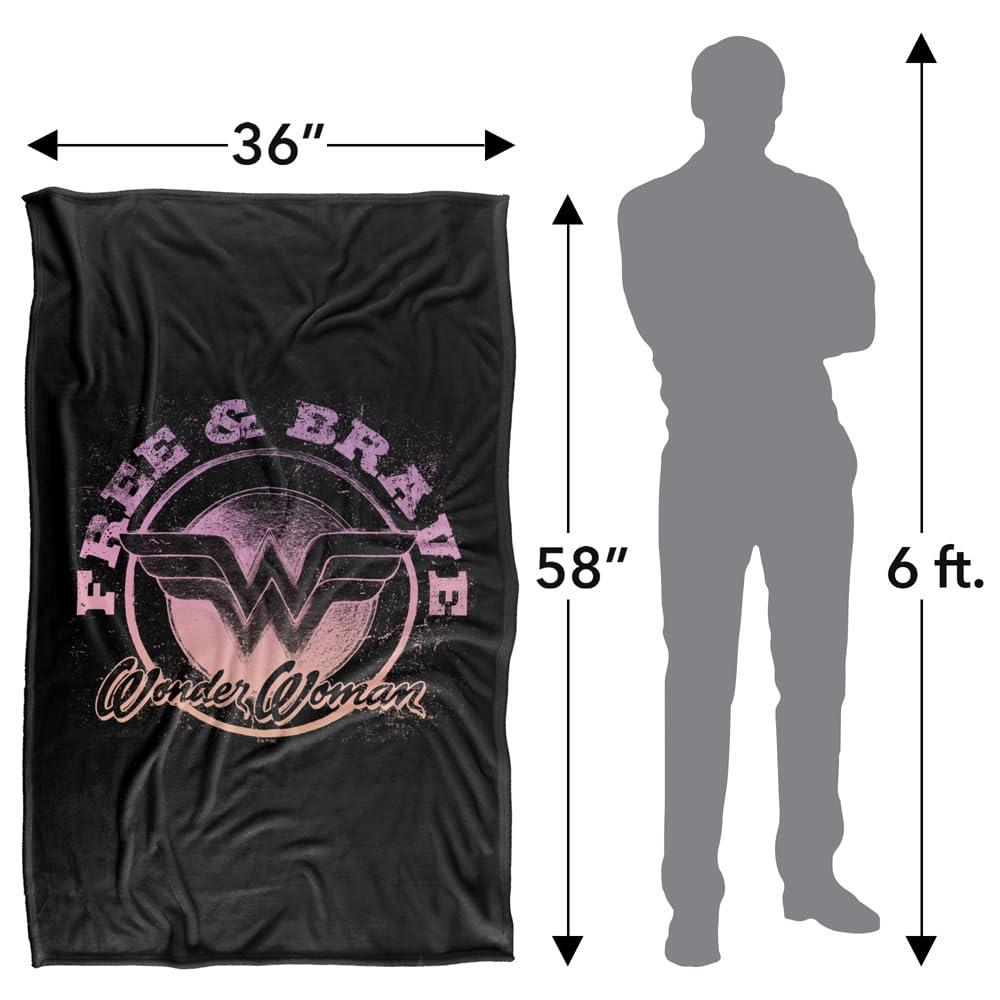 Multicoloured - Lifestyle - Wonder Woman Free And Brave Blanket
