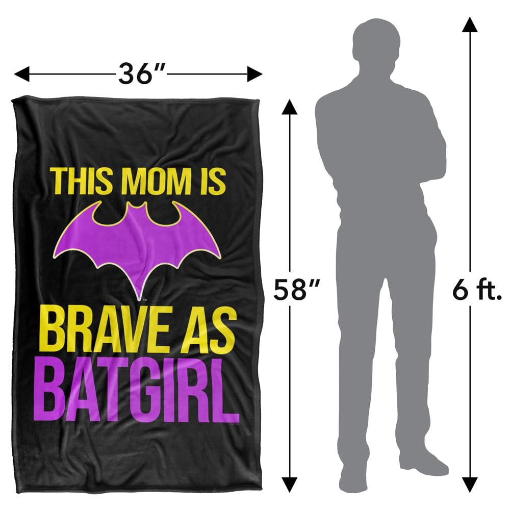 Multicoloured - Close up - DC Brave As Batgirl Silky Mothers Day Throw