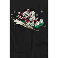 Black - Lifestyle - Disney Mens Sledding For Christmas Mickey & Minnie Mouse T-Shirt