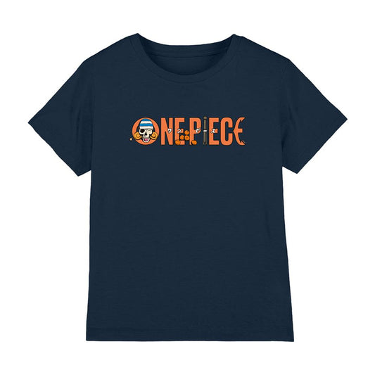 Navy - Front - One Piece Childrens-Kids Nami T-Shirt