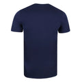 Navy - Back - NASA Mens Badge Cotton T-Shirt