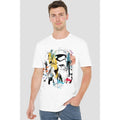 White - Front - Star Wars Mens Stormtrooper Abstract T-Shirt