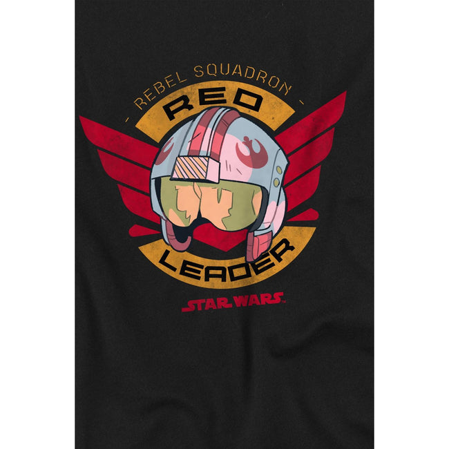 Black - Lifestyle - Star Wars Childrens-Kids Red Leader T-Shirt