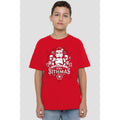 Red - Back - Star Wars Childrens-Kids Beginning To Look A Lot Like Sithmus Christmas T-Shirt