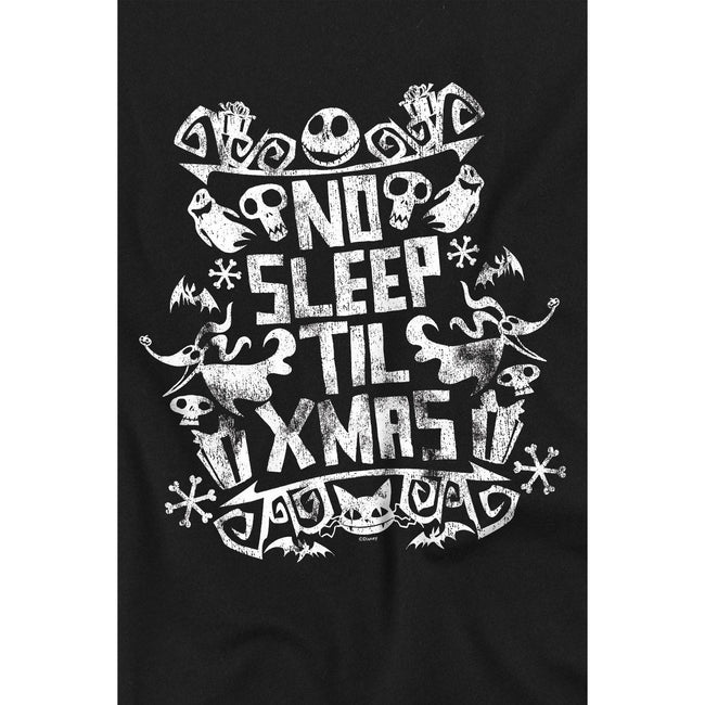 Black - Lifestyle - The Nightmare Before Christmas Childrens-Kids No Sleep Till Xmas T-Shirt