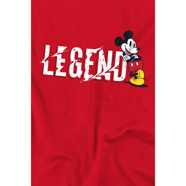 Red - Lifestyle - Disney Mens Legend Mickey Mouse Fathers Day T-Shirt