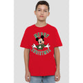 Red - Side - Disney Childrens-Kids Mickey Mouse Christmas Sweater T-Shirt