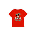 Red - Front - Disney Childrens-Kids Mickey Mouse Christmas Sweater T-Shirt