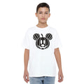 White - Side - Disney Childrens-Kids Mickey Mouse Pumpkin Head T-Shirt