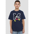 Navy - Side - Disney Childrens-Kids Mickey Mouse Classic Walk T-Shirt
