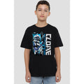 Black - Side - Star Wars Childrens-Kids Clone Rex T-Shirt
