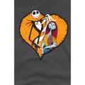 Charcoal - Lifestyle - The Nightmare Before Christmas Childrens-Kids Jack Sally Heart T-Shirt