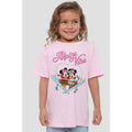 Pink - Back - Disney Childrens-Kids Alpine Vibes Mickey Mouse T-Shirt