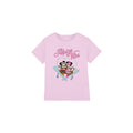 Pink - Front - Disney Childrens-Kids Alpine Vibes Mickey Mouse T-Shirt
