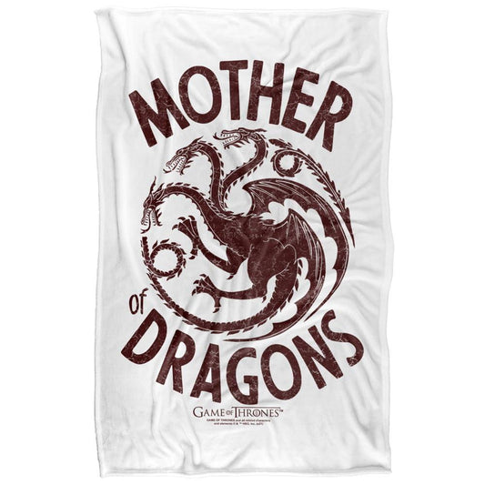 Multicoloured - Front - Game Of Thrones Mother Of Dragons Soft Touch Blanket