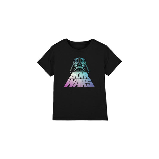 Black - Front - Star Wars Childrens-Kids Vadient T-Shirt