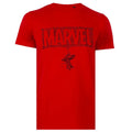 Red - Front - Spider-Man Mens Web Logo T-Shirt
