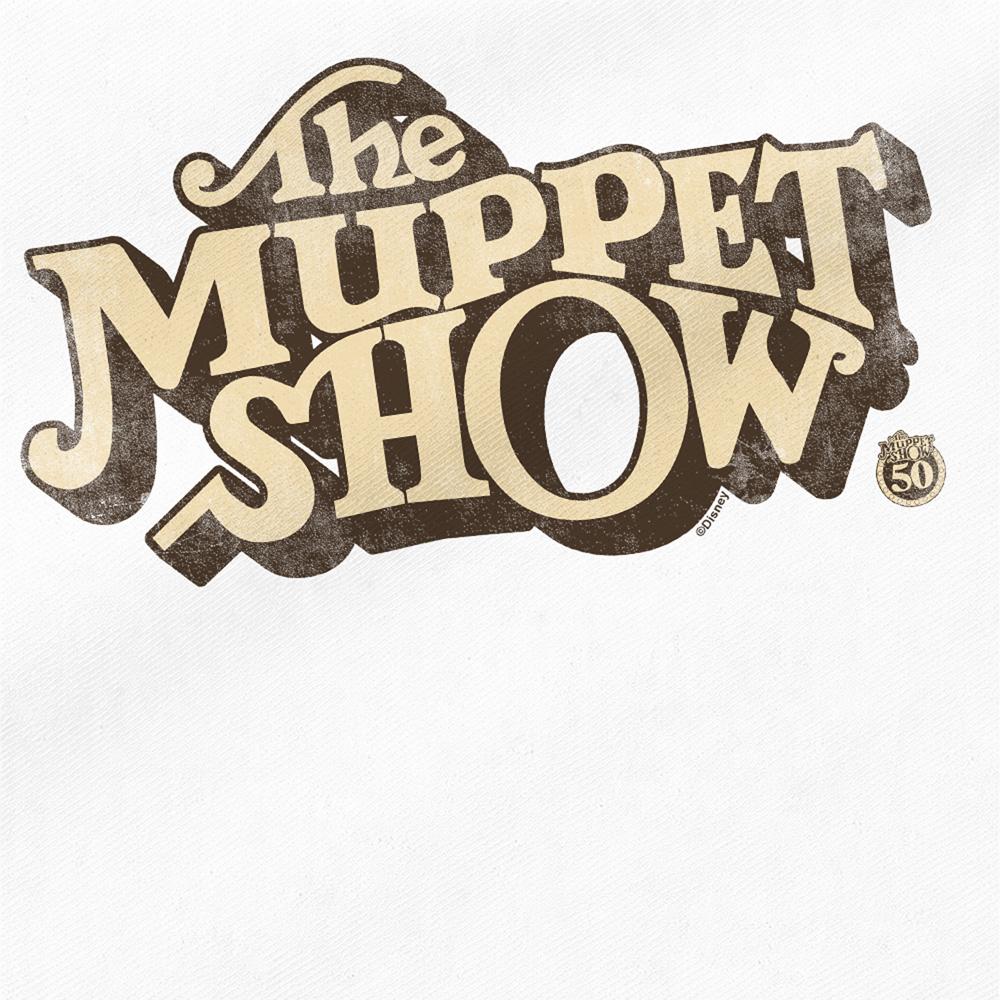 White - Side - The Muppets Show 50th Logo Tote Bag