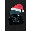 Black - Lifestyle - Star Wars Childrens-Kids Darth Vader Santa Christmas T-Shirt