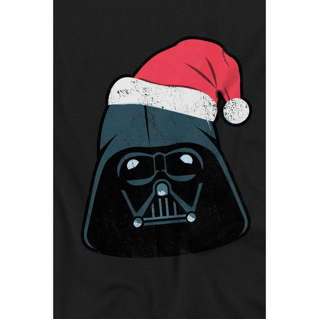 Black - Lifestyle - Star Wars Childrens-Kids Darth Vader Santa Christmas T-Shirt