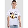 White - Back - Winnie the Pooh Childrens-Kids Ho Ho Ho, Merry Christmas T-Shirt