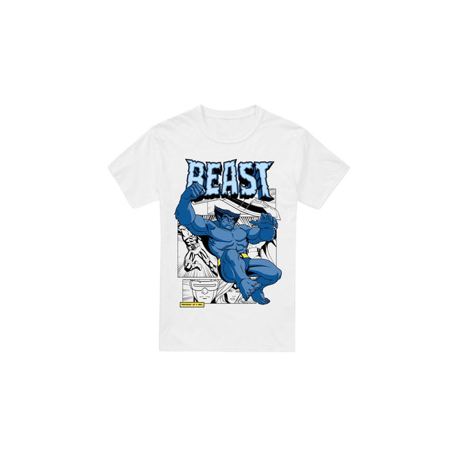 White - Front - Marvel Mens X-Men Beast Comic T-Shirt